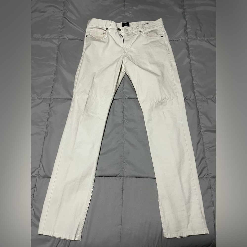 White H&M jeans